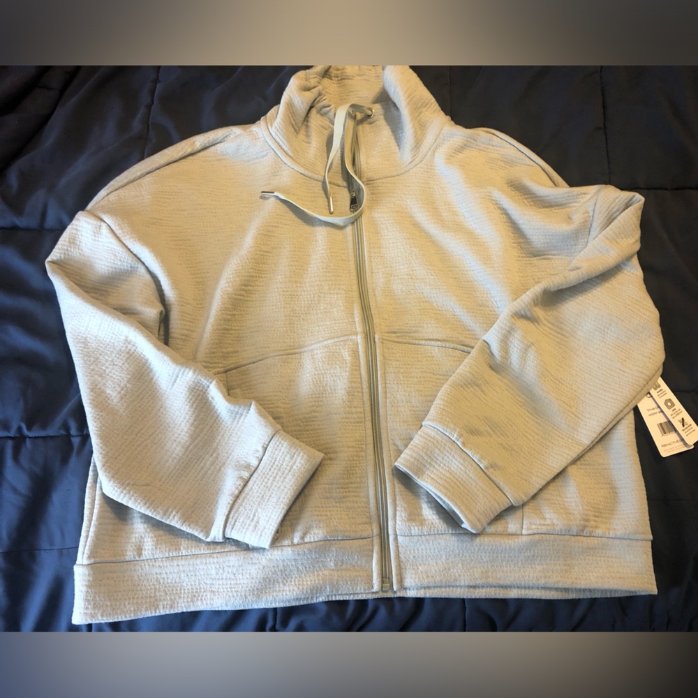 Light Gray Textured Fleece
